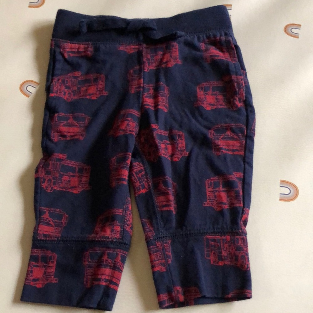 Fire truck pants 6-12M